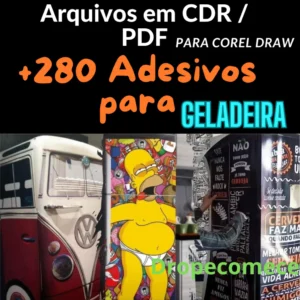 📦🔥280 ADESIVOS PARA GELADEIRA🔥🟢 LEIA A DESCRIÇÃO 🟢