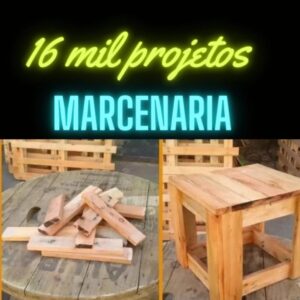 📦🔥16 MIL PROJETO DE MARCENARIA🔥🟢 LEIA A DESCRIÇÃO 🟢