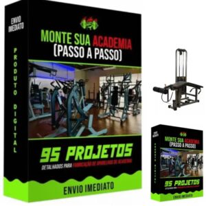 📦🔥95 PROJETOS DE MAQUINAS PARA ACADEMIA🔥🟢 LEIA A DESCRIÇÃO 🟢