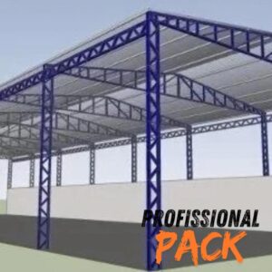 📦🔥PROJETO PARA CONSTRUIR GALPAO METALICO🟢