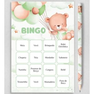 📦BINGO DO BEBE  – CHA DE REVELAÇÃO🔥LEIA A DESCRIÇÃO🟢