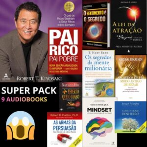 📦SUPER PACK 9 AUDIOBOOKS🔥LEIA A DESCRIÇÃO🟢