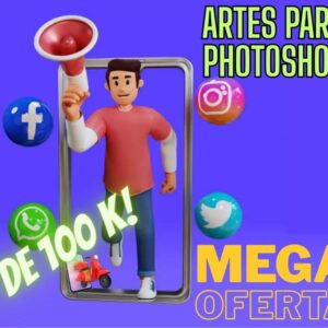 📦🔥+ 100.000 ARTES EDITAVEIS PARA PHOTOSHOP🔥🟢 LEIA A DESCRIÇÃO 🟢