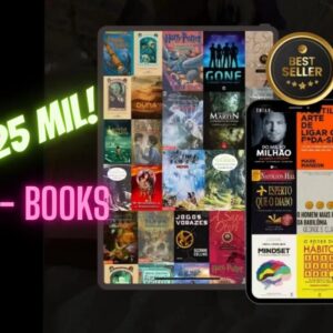 📦🔥PACK + DE 25 MIL e-BOOKS COM VARIOS TEMAS DIVERSOS🔥🟢 LEIA A DESCRIÇÃO 🟢