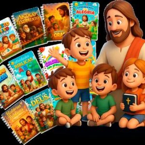 📦🔥KIT CRISTÃO INFANTIL🔥🟢 LEIA A DESCRIÇÃO 🟢
