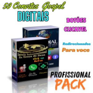 📦🔥50 CARTOES DE VISITA INTERATIVO GOSPEL🟢