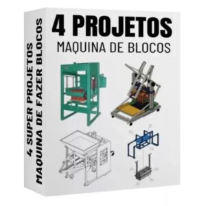 📦🔥4 PROJETOS MAQUINA DE BLOCOS🔥🟢 LEIA A DESCRIÇÃO 🟢